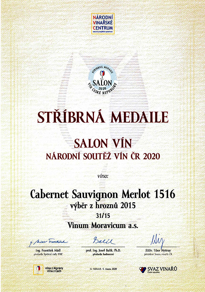 Cabernet Sauvignon Merlot 1516, VzH 2015