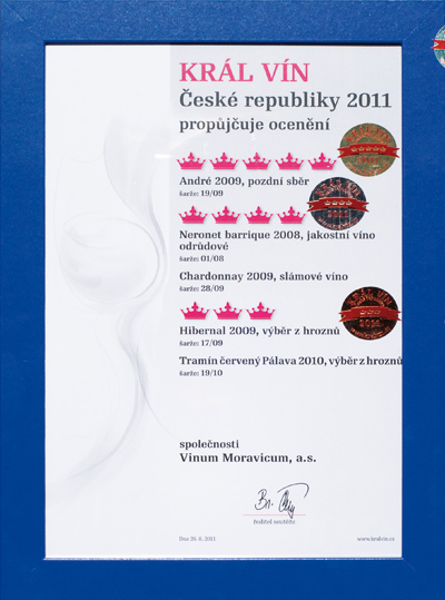 Král vín České republiky 2011
