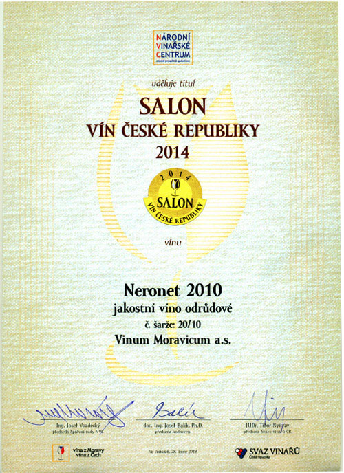 Salon vín 2014 -  Neronet 2010